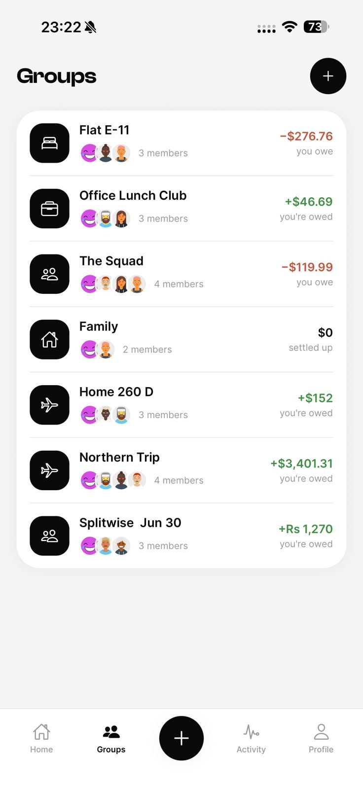 EconoGlance for roommates